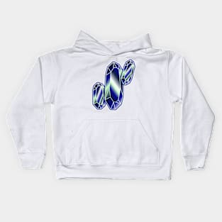 Aqua Sapphire Kids Hoodie